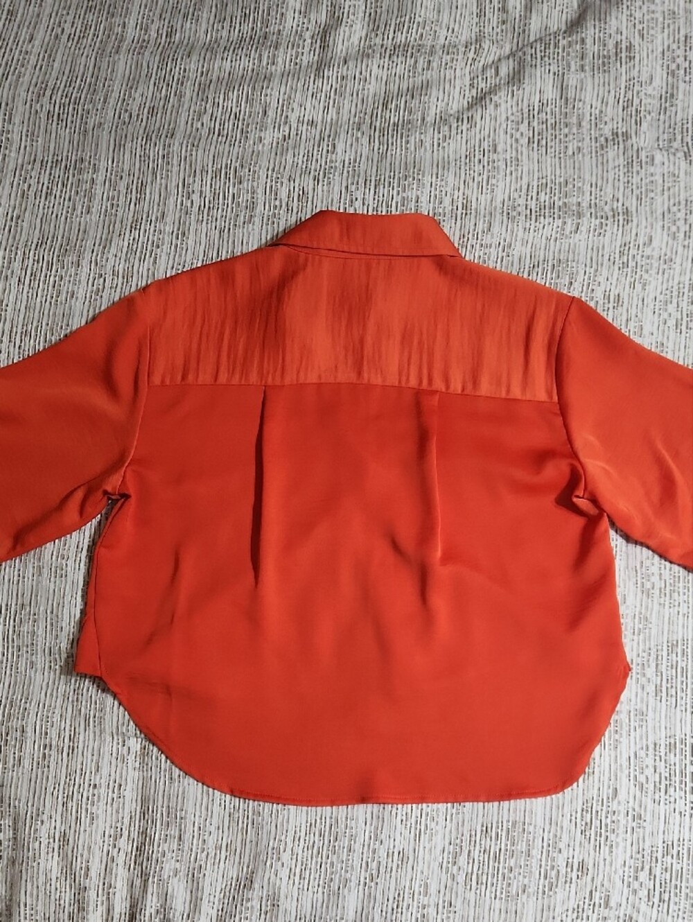 a new day Orange Women's Button-Down Blouse - Picture 6 of 7